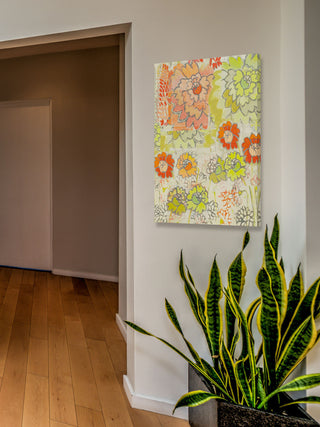 "Big Orange III" Painting Print on Wrapped Canvas