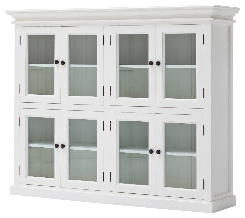 Classic White Two Level Mega Storage Cabinet