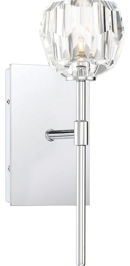 Quoizel RGA8601C One Light Bath Fixture, Polished Chrome Finish