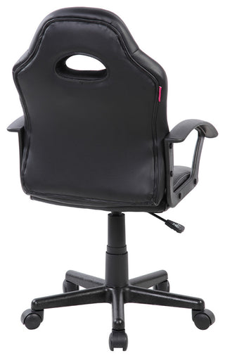 Techni Mobili Kid's Gaming and Student Racer Chair with Wheels, Red