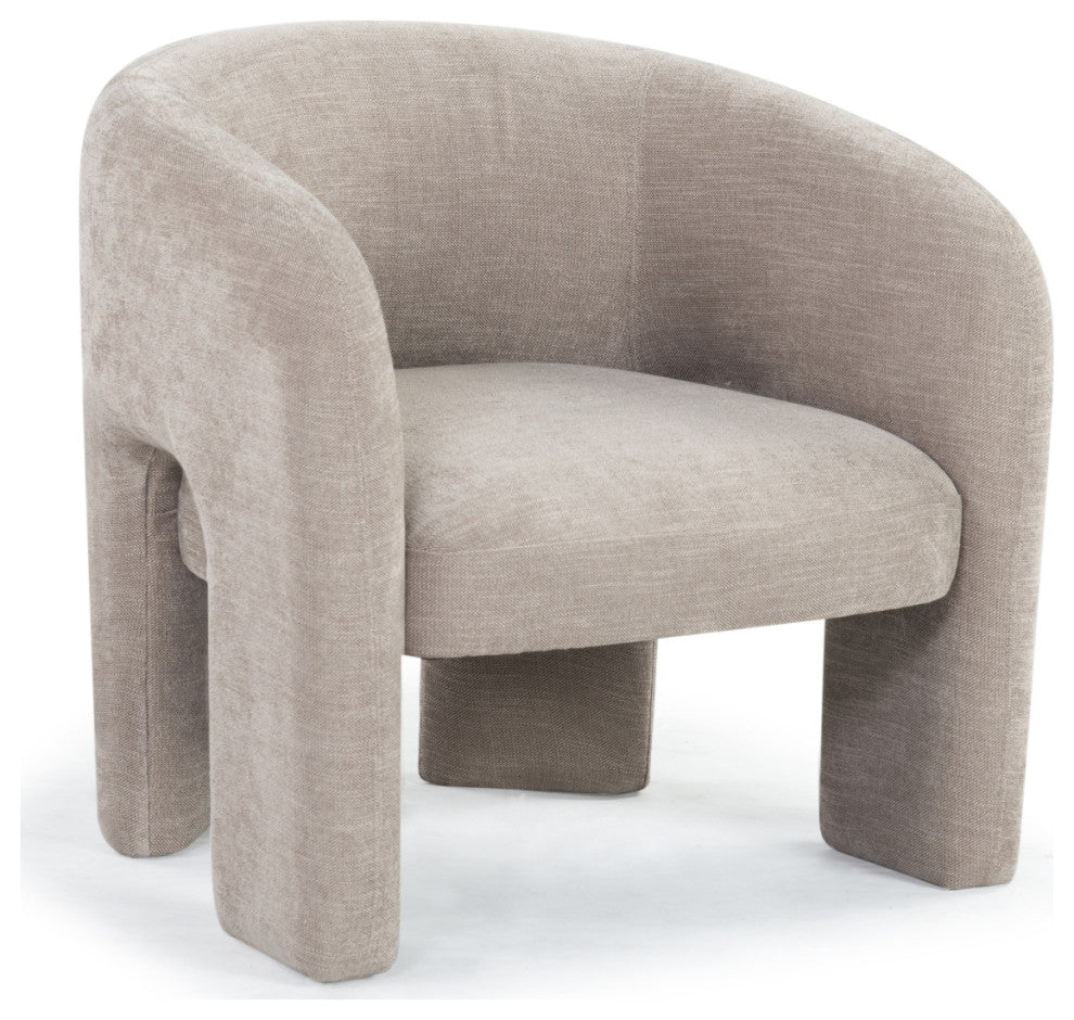 Safavieh Couture Tamlyn Accent Chair, Light Brown