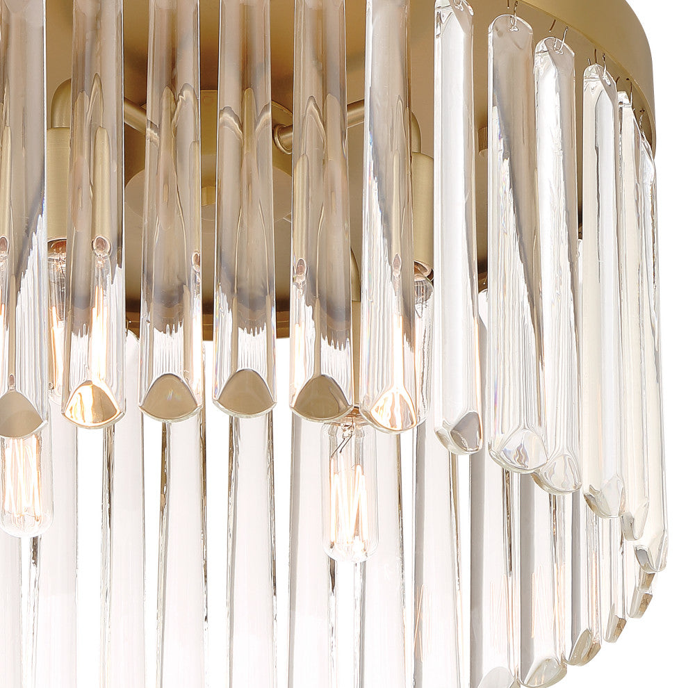Emory 4 Light Modern Gold Ceiling Mount