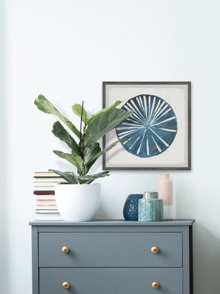 "Floral Eye" Framed Painting Print, 32"x32"