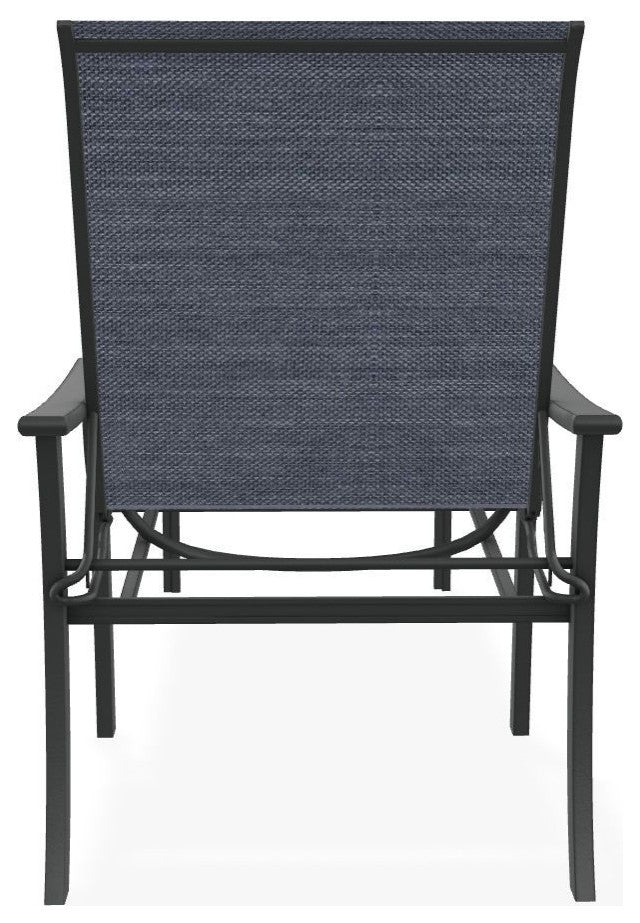 St. Catherine Sling 4-Position Outdoor Chaise Lounge, Augustine Denim/Graphite
