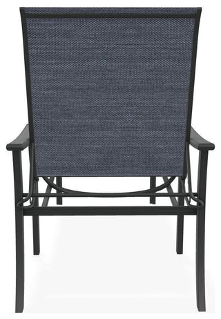 St. Catherine Sling 4-Position Outdoor Chaise Lounge, Augustine Denim/Graphite