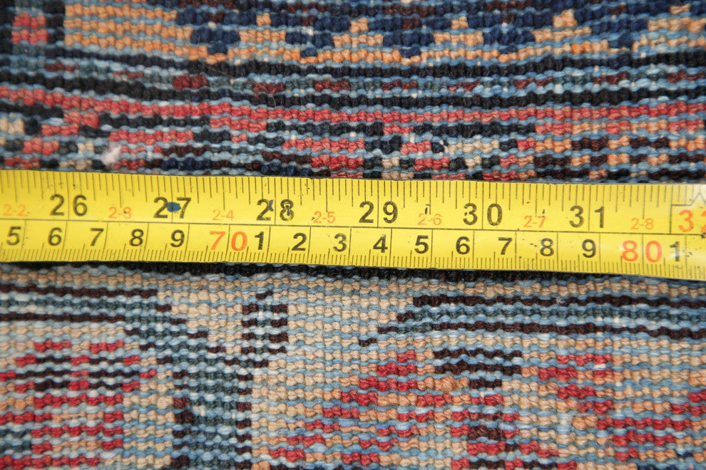 Consigned, Antique Oriental Tribal Traditional Hand Made Persian Area Rug, 6x13