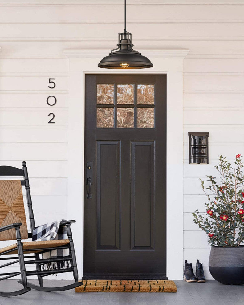 Farmhouse Pendant Lights for Kitchen Island Barn Black Pendant Light