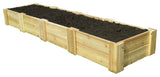 Cedar Raised Bed Garden Kit, 2 ft. x 8 ft. x 11 in. H