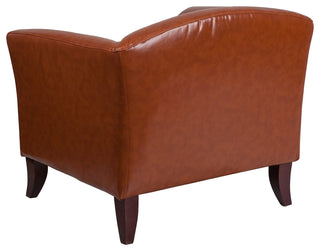 Contemporary Design Cognac Leather Chair