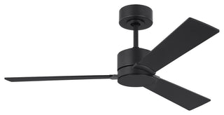 Rozzen 44" Ceiling Fan Midnight Black