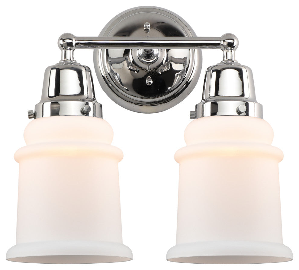 Innovations 623-2W-PC-G181 2-Light Bath Vanity Light, Polished Chrome
