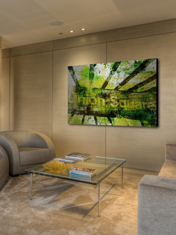 "Union Square" Print on Brushed Aluminum, 60"x40"