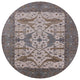 Ahgly Company Indoor Round Mid-Century Modern Area Rugs, 7' Round