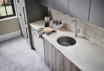 Blanco 513382 Rondo Granite Bar Kitchen Sink, Metallic Gray