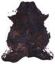 6' 7" X 5' 9" Natural Cowhide Rug C1967