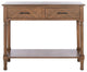 Safavieh Peyton 2 Drawer Console Table, Brown