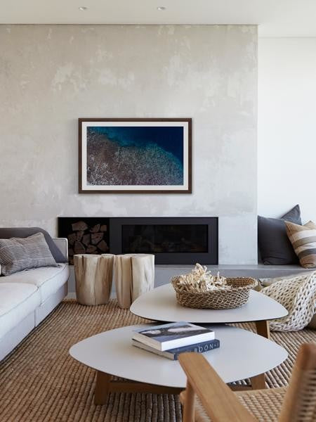 "On the Blue Edge" Framed Painting Print, 24"x16"