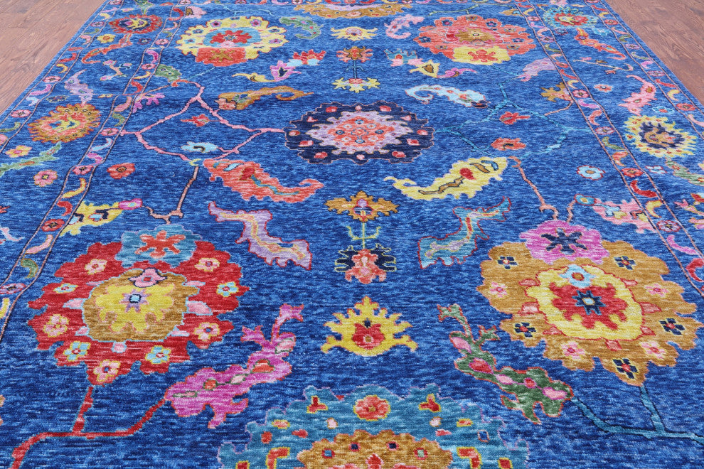 10' 3" X 13' 9" Turkish Oushak Handmade Wool Rug - Q16103