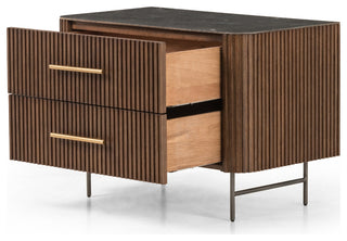 Fletcher Large Nightstand-Terra Brown