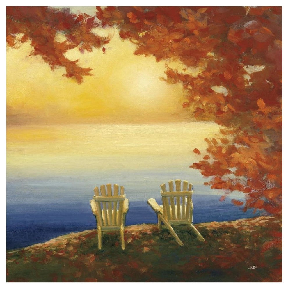 "Autumn Glow II" Digital Paper Print by Julia Purinton, 32"x32"