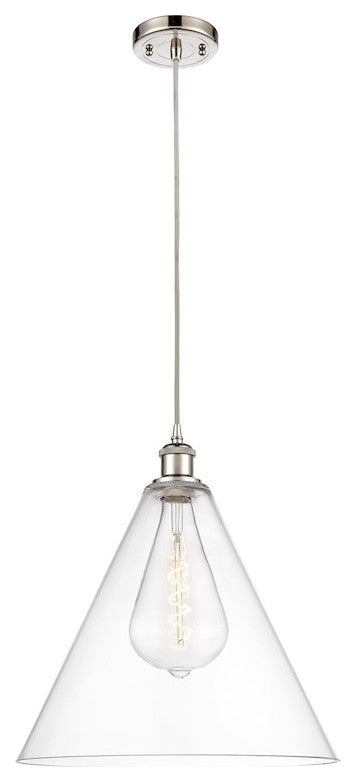 Innovations Lighting 516-1P-PN-GBC-162 Ballston Cone 1 Light 16" Pendant