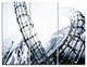 "Fractal 3-D Black White Design" Metal Wall Art, 3 Panels, 36"x28"