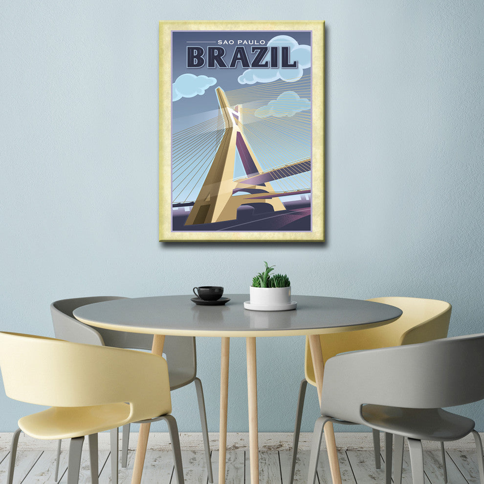 Canvas Art 'Sao Paulo, Brazil' by Dorothea Taylor, 40x30