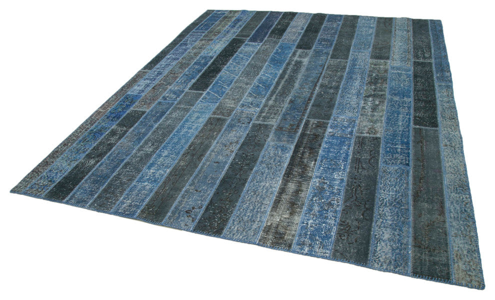 Rug N Carpet - Handmade Oriental 8' 2" x 10' 1" Decorative Patchwork Area Rug