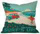 Anderson Design Group Surfs Up Outdoor Throw Pillow