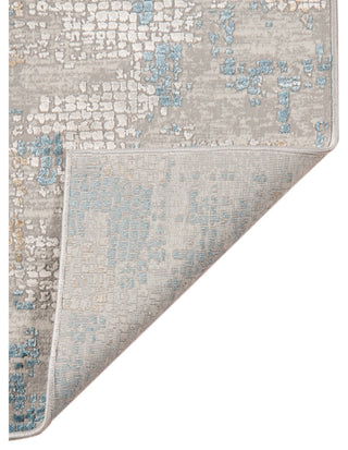 Haleena Stovall Light Blue Polyester Blend Area Rug, 10'3"x14'