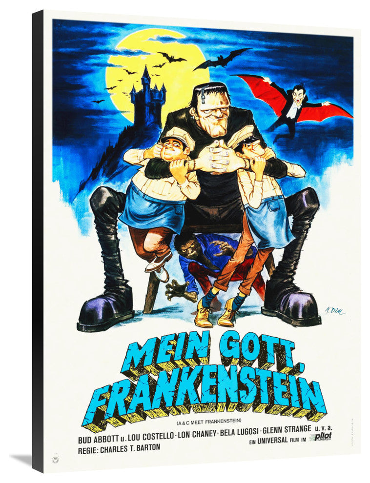 Abbott and Costello, German, Meet Frankenstein, 26x36