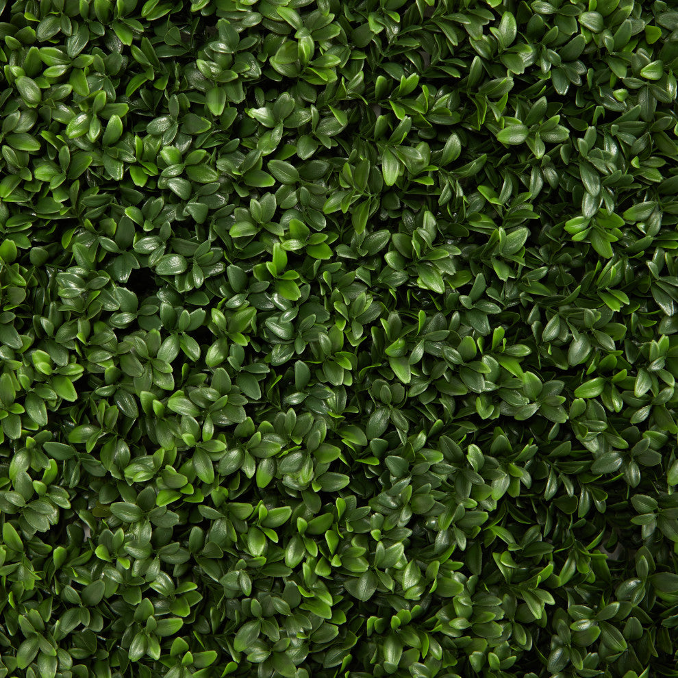 20" Boxwood Artificial Wall Mat, Indoor/Outdoor, Set of 2