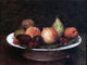 Henri Fantin-Latour Plate of Fruit, 21"x28" Gallery Wrapped Canvas Print