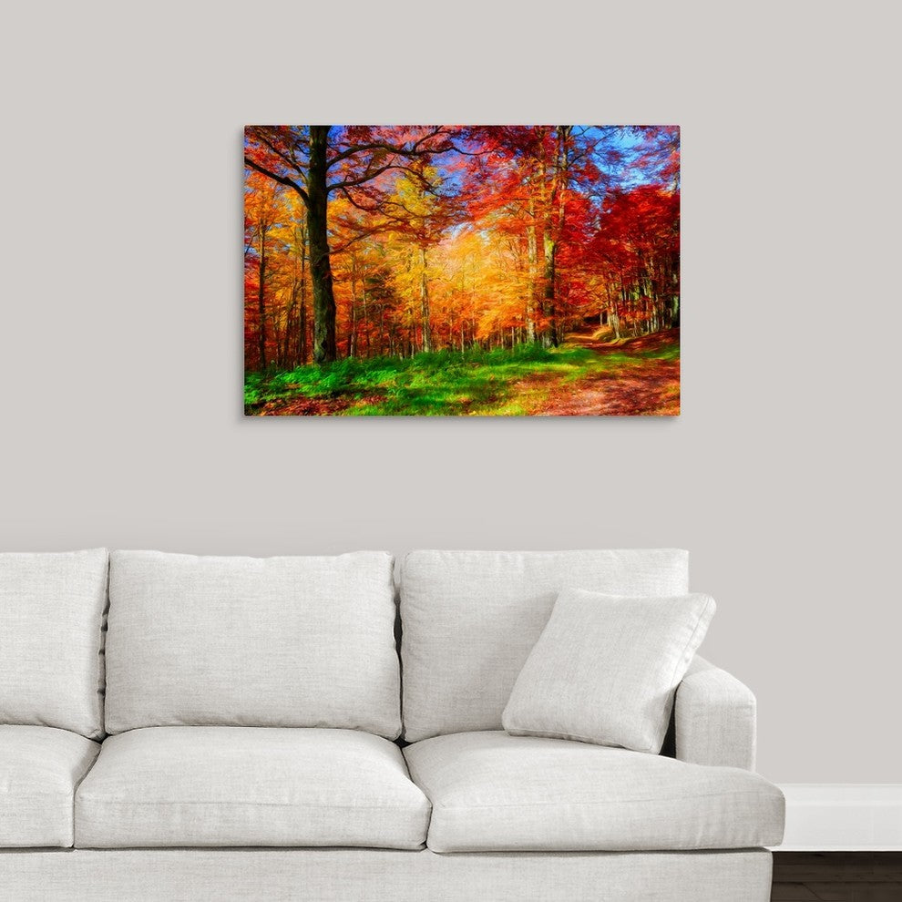 "One Fine Day" Wrapped Canvas Art Print, 36"x24"x1.5"
