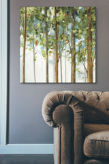 Epic Graffiti "Forest Study III" by Lisa Audit, Giclee Canvas Wall Art, 37"x37"