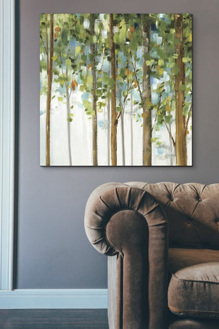 Epic Graffiti "Forest Study III" by Lisa Audit, Giclee Canvas Wall Art, 37"x37"