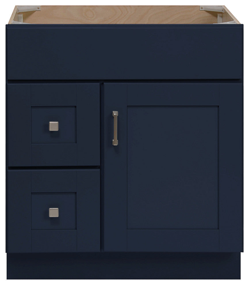 Blue Topaz 30" 1 Door 2 Drawer Left Vanity