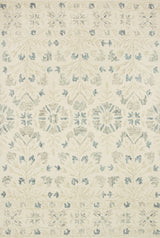 Loloi Norabel Ivory/Grey 3'-6" x 5'-6" Area Rug