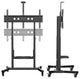 ONKRON Mobile TV Stand Mobile TV Cart for 50" - 100" Screens up to 265 lbs Black