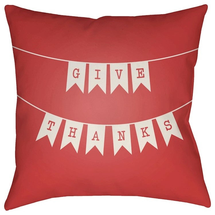 Banner Pillow 18x18x4