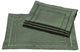 Handmade Double Hemstitch Easy Care Placemat, 13"x19", Pine, Set of 4