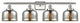 Innovations 916-4W-SN-G78 4 Light Bath Vanity Light, Brushed Satin Nickel
