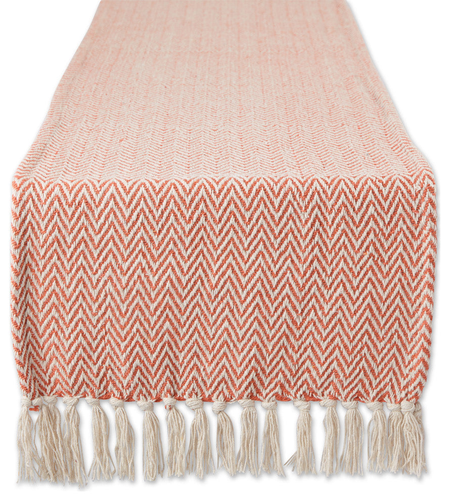 Spice Chevron Table Runner 15x72