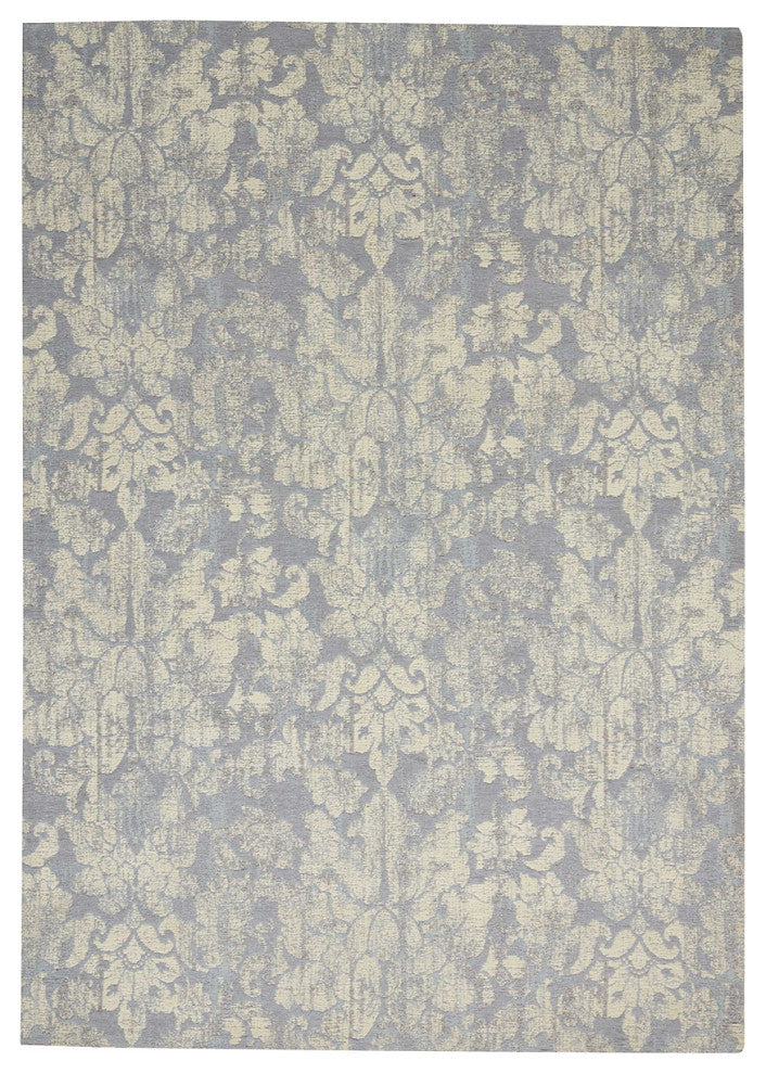 Waverly Vintage Lux "Air Kiss" Mist Area Rug By Nourison, 4'x6'