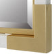 Uttermost Malik White and Gold Mirror