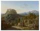 "Landscape with the Castle of Massa di Carrara" Print by Leo von Klenze, 34"x26"