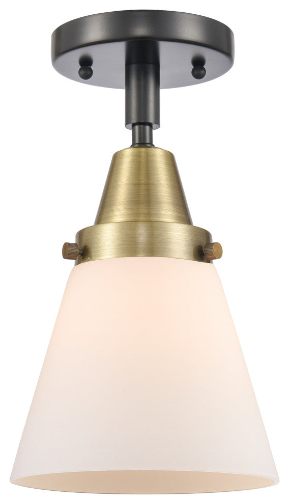 INNOVATIONS LIGHTING 447-1C-BAB-G61-LED Small Cone Flush Mount