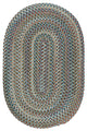 Colonial Mills Cedar Cove CV29 Light Blue Traditional Area Rug, Round 4'x4'