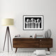 "Spoons Abstract: Forest" Framed Digital Print by Jacqueline Hammer, 44x32"