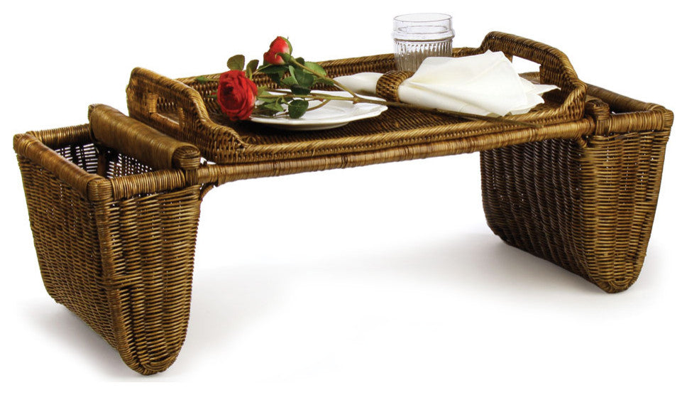Burma Rattan Breakfast Tray Table